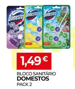 Miranda Supermercados Bloco sanitário domestos pack 2 promoção
