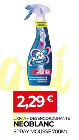 Miranda Supermercados Lixivia + desengordurante neoblanc spray mousse promoção