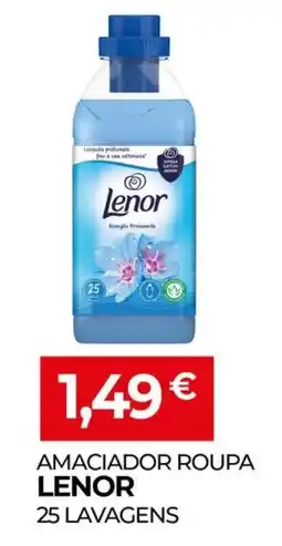 Miranda Supermercados Amaciador roupa lenor 25 lavagens promoção