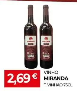 Miranda Supermercados Vinho miranda t. vinhão promoção