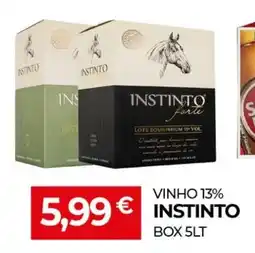 Miranda Supermercados Vinho 13% instinto box promoção