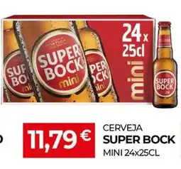 Miranda Supermercados Cerveja super bock mini promoção