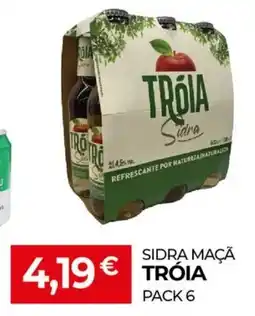Miranda Supermercados Sidra maçã tróia pack 6 promoção