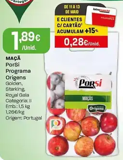 Intermarché Maçã PorSi Programa Origens promoção