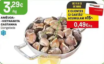 Intermarché Amêijoa-vietnamita castanha promoção