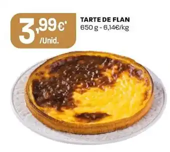 Intermarché Tarte de flan promoção