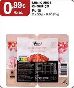 Intermarché Mini cubos chouriço PorSi promoção
