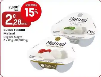 Intermarché Queijo fresco matinal promoção