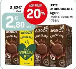 Intermarché Leite c/ chocolate agros promoção