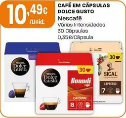 Intermarché Café em cápsulas dolce gusto Nescafé promoção