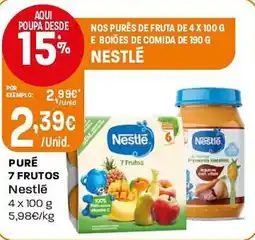 Intermarché Puré 7 frutos Nestlé promoção