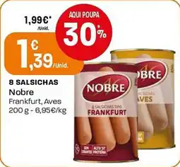 Intermarché 8 salsichas nobre promoção