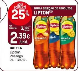 Intermarché Ice tea lipton promoção
