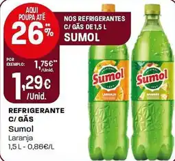 Intermarché Refrigerante c/ gás sumol laranja promoção
