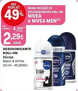 Intermarché Desodorizantes roll-on Nivea promoção