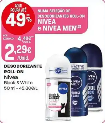 Desodorizantes roll-on Nivea