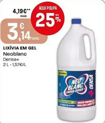 Intermarché Lixívia em gel neoblanc densa+ promoção