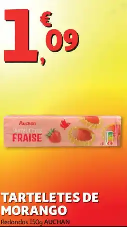 Auchan Tarteletes de morango promoção