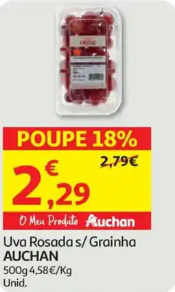 Auchan Uva Rosadas/Grainha AUCHAN promoção