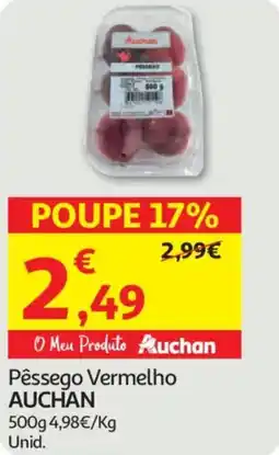 Auchan Pêssego Vermelho AUCHAN promoção