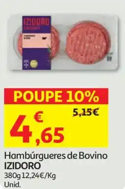 Auchan Hambúrgueres de Bovino IZIDORO promoção
