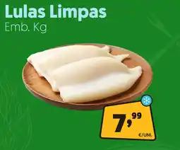 Carnes Meireles Lulas Limpas Emb. Kg promoção