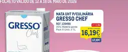 Makro Nata uht p/culinária gresso chef promoção