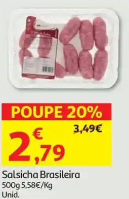 Auchan Salsicha Brasileira promoção