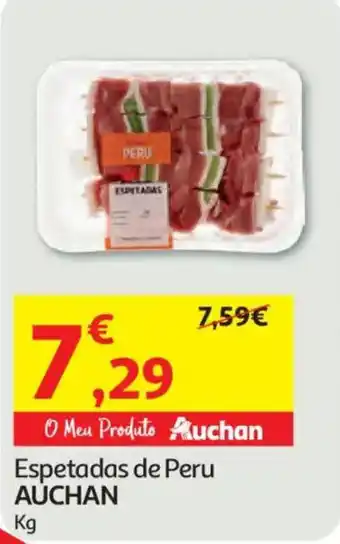 Auchan Espetadas de Peru AUCHAN promoção