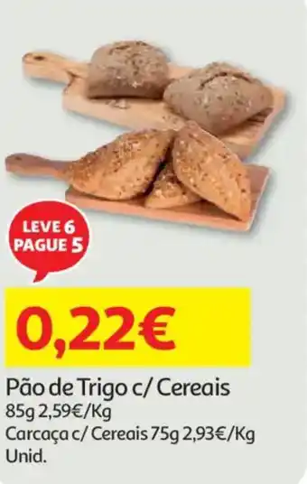 Auchan Pão de Trigo c/ Cereais promoção