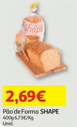 Auchan Pão de Forma SHAPE promoção