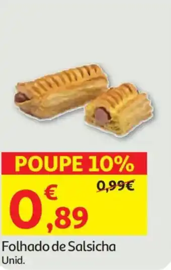 Auchan Folhado de Salsicha promoção