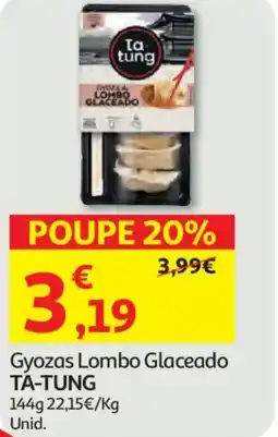 Auchan Gyozas Lombo Glaceado TÁ-TUNG promoção