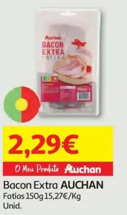 Auchan Bacon Extra AUCHAN Fatias promoção
