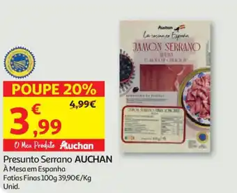 Auchan Presunto Serrano AUCHAN promoção