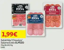 Auchan Salsichão/Chouriço/ Salame Extra ELPOZO promoção