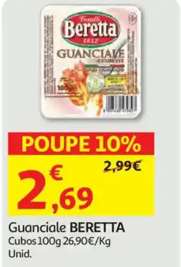 Auchan Guanciale BERETTA promoção