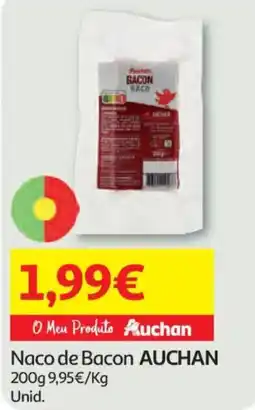 Auchan Naco de Bacon AUCHAN promoção