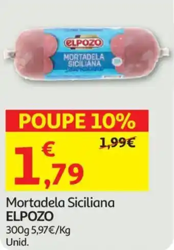Auchan Mortadela Siciliana ELPOZO promoção