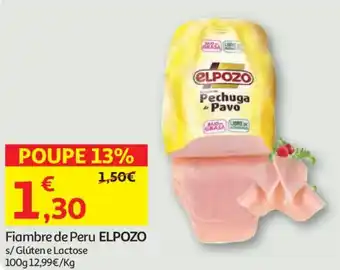 Auchan Fiambre de Peru ELPOZO promoção