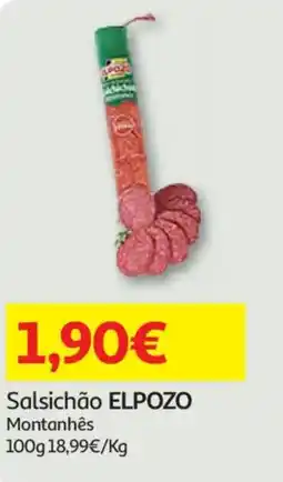 Auchan Salsichão ELPOZO Montanhês promoção