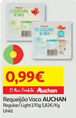 Auchan Requeijão Vaca AUCHAN Regular/Light promoção