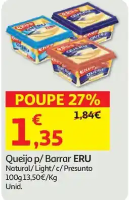 Auchan Queijo p/ Barrar ERU promoção