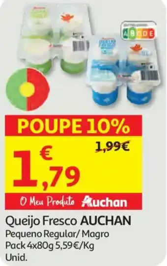Auchan Queijo Fresco AUCHAN promoção