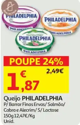 Auchan Queijo PHILADELPHIA promoção