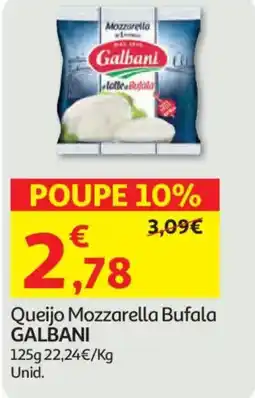 Auchan Queijo Mozzarella Bufala GALBANI promoção