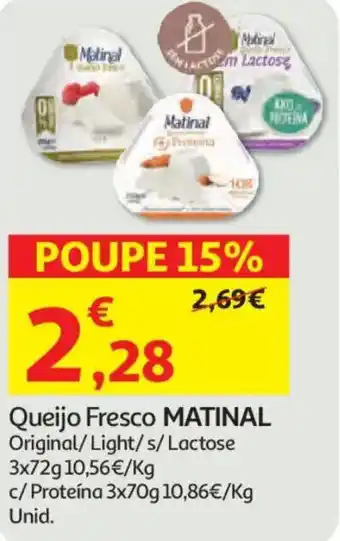 Auchan Queijo Fresco MATINAL promoção