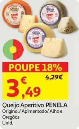 Auchan Queijo Aperitivo PENELA promoção