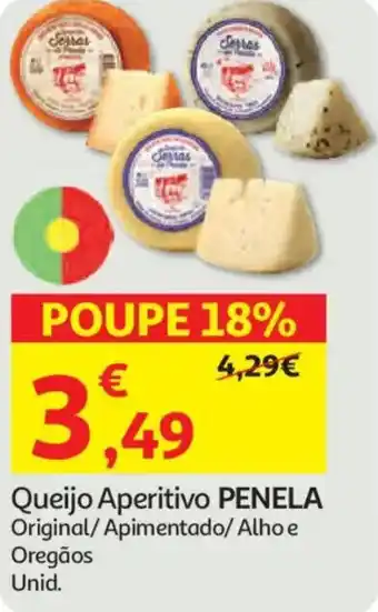 Auchan Queijo Aperitivo PENELA promoção
