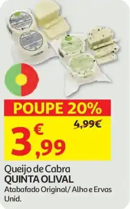 Auchan Queijo de Cabra QUINTA OLIVAL promoção